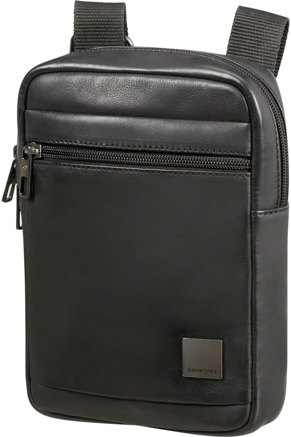 Samsonite Hip-Square Lth Crossover S  Nero