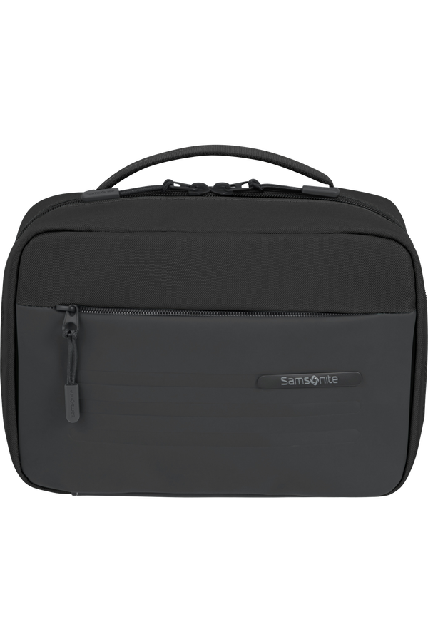 Samsonite Stackd Toilet Kit Hannging Toilet Kit  Nero