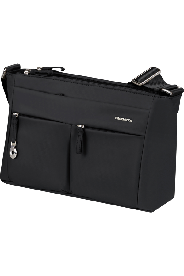 Samsonite Move 5.0 Horiz. Shoulder Bag + Flap  Nero