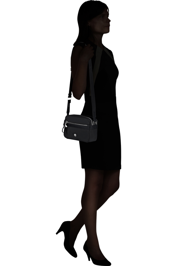 Samsonite Karissa Evo Shoulder Bag 2 Comp  Nero