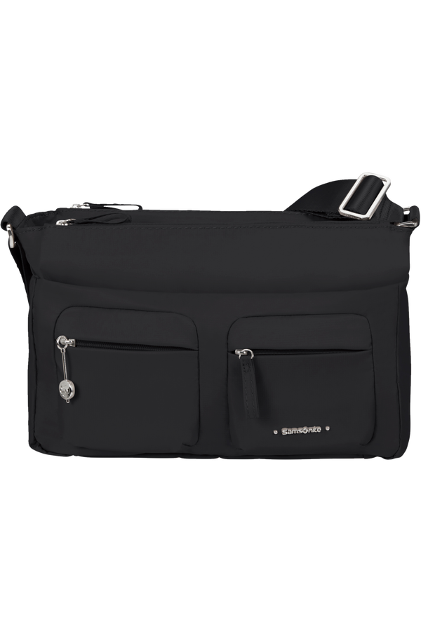 Samsonite Move 3.0 Horiz Shoulder Bag + Flap  Nero