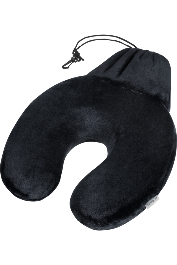 Samsonite Global Ta Memory Foam Pillow/Pouch Nero