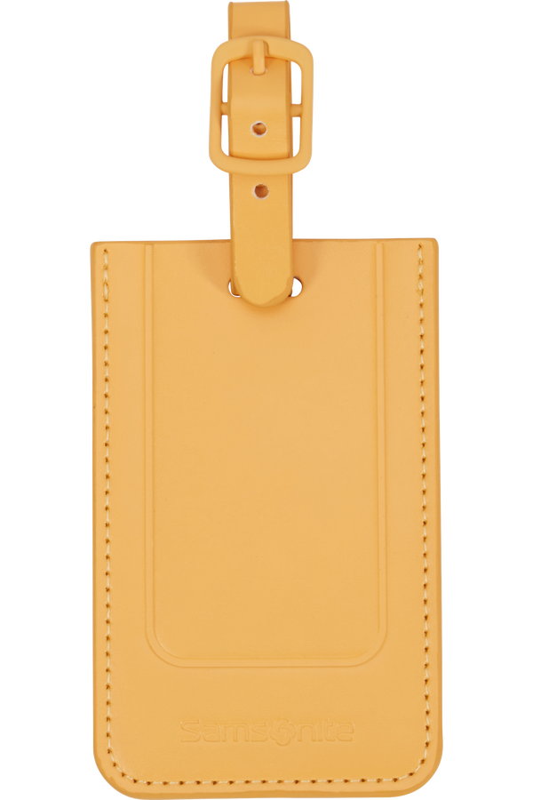 Samsonite Ta Revolution Rectangle Luggage Tag x2  Giallo