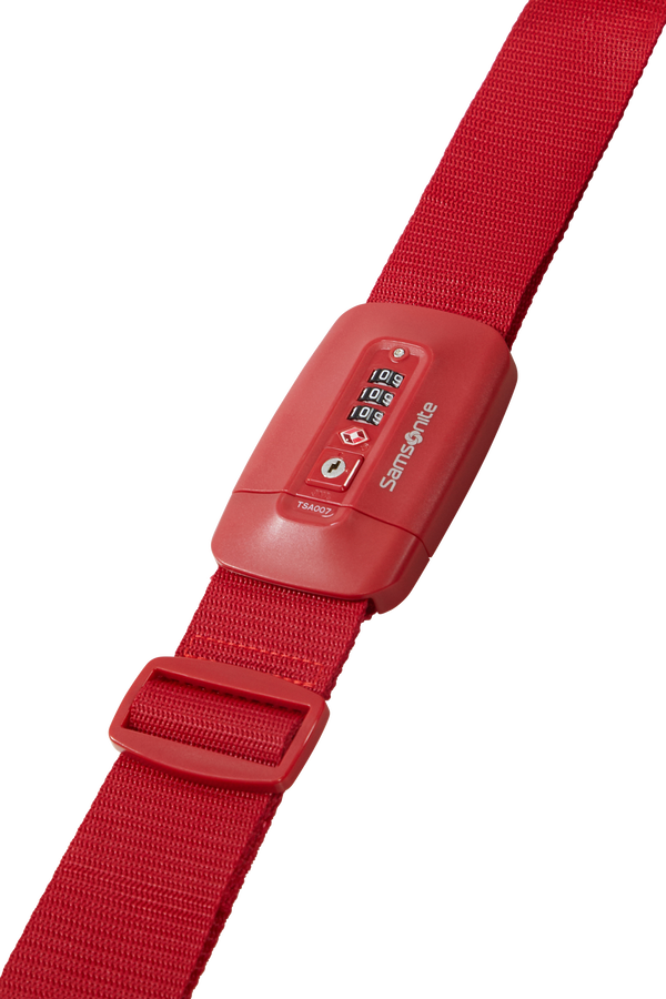 Samsonite Ta Revolution Luggage Strap/TSA Lock  Rosso