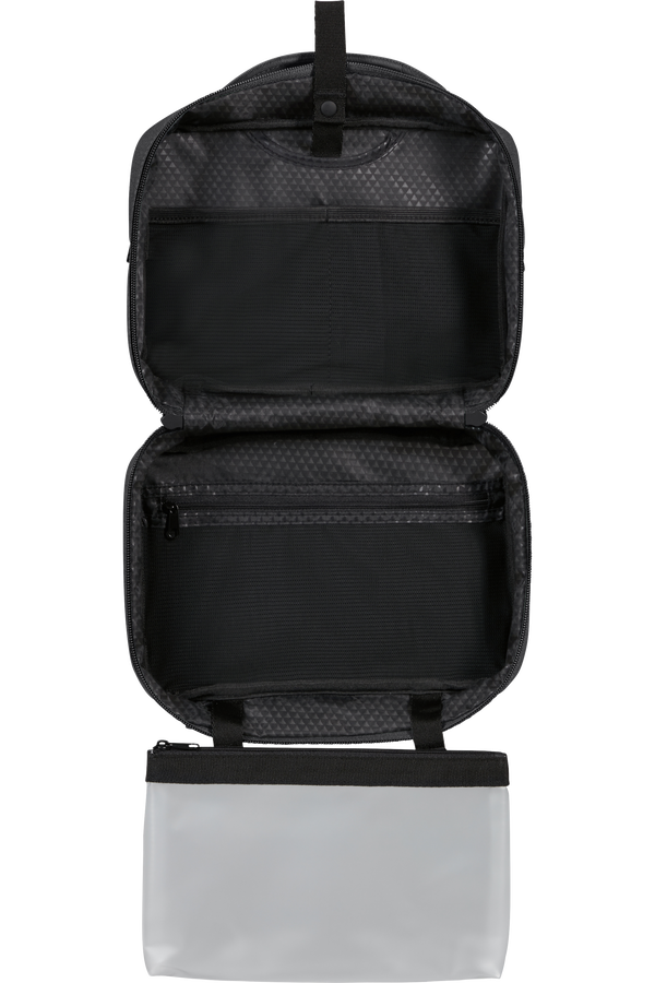 Samsonite Stackd Toilet Kit Hannging Toilet Kit  Nero