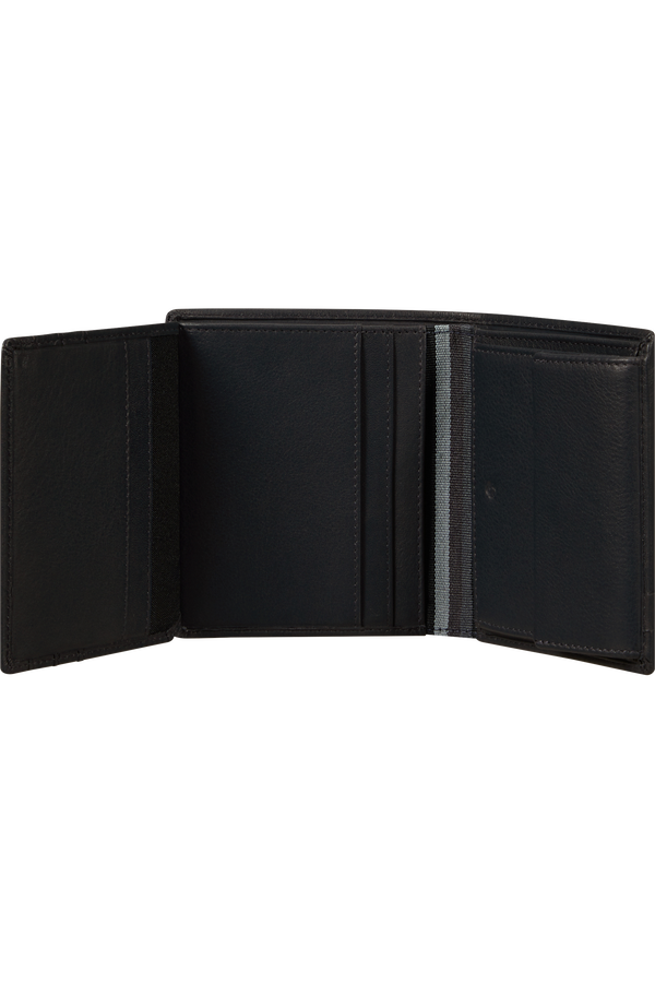 Samsonite Flagged Slg 144 - W S 8CC+HFL+C+2C  Nero