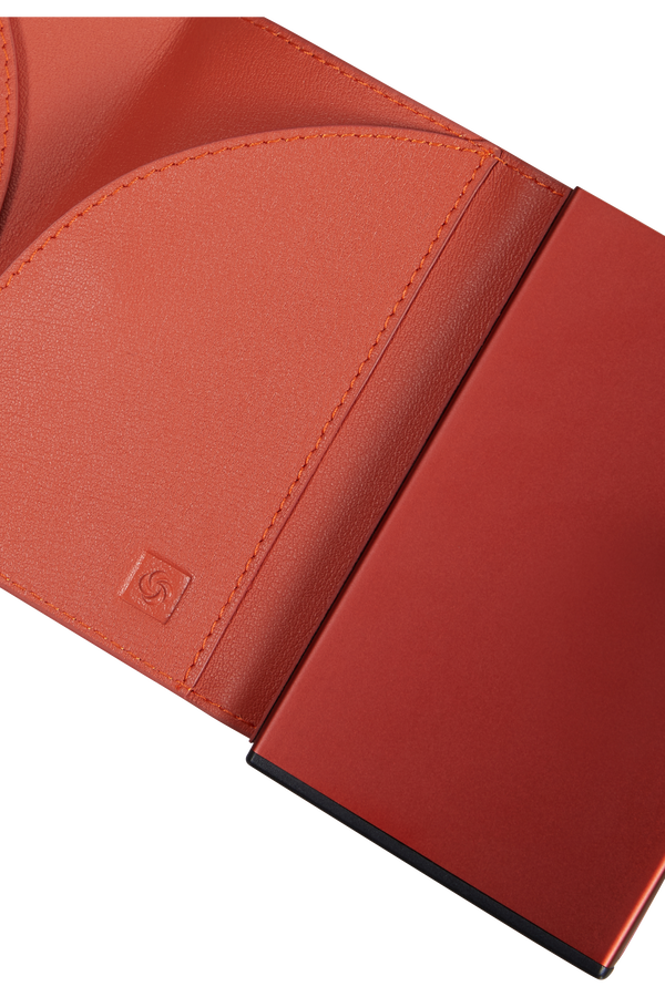 Samsonite Alu Fit 202 - Slide-up Wallet  Arancione