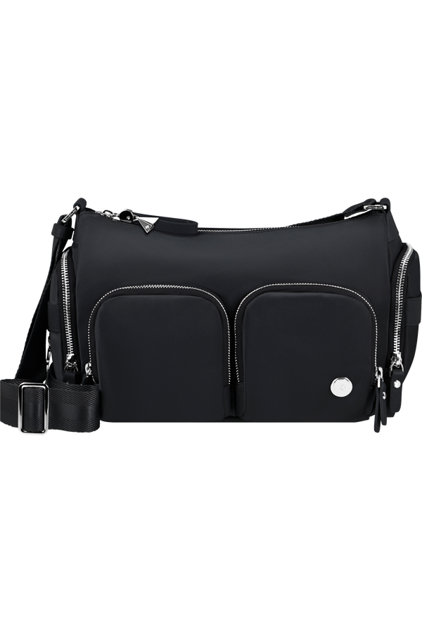 Samsonite Karissa Evo Shoulder Bag Multi Pkt  Nero