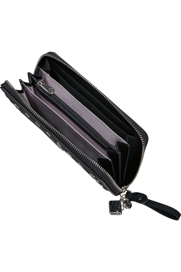 Samsonite Karissa 2.0 Slg 419 - L Zip Arount Eylt L  Black/Eyelets Samsonite Karissa 2.0 Slg 419 - L Zip Arount Eylt L  Black/Eyelets