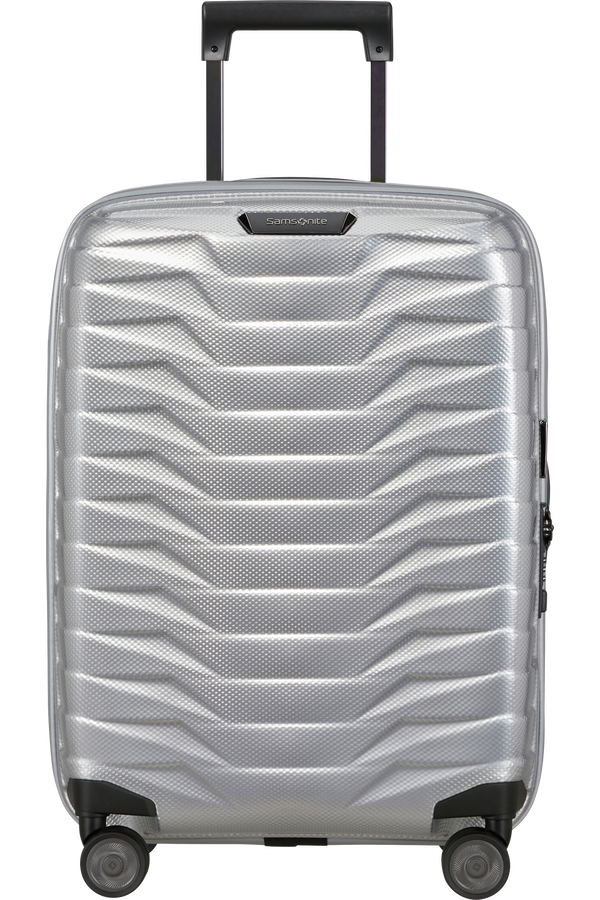 Samsonite Proxis Spinner Expandable Length 40cm 55cm  Argento