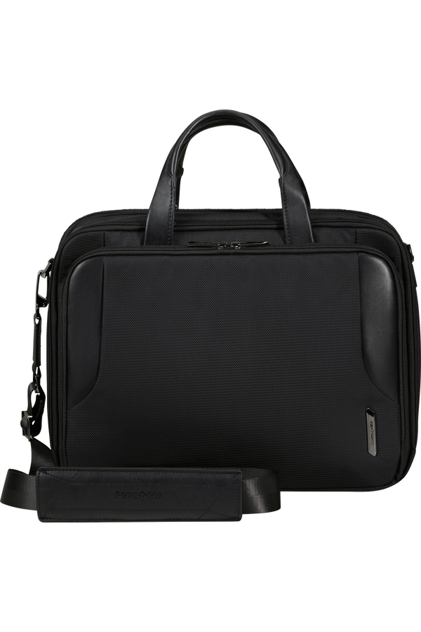 Samsonite Xbr 2.0 Bailhandle 3 Compartments Expandable 15.6' expandable  Nero