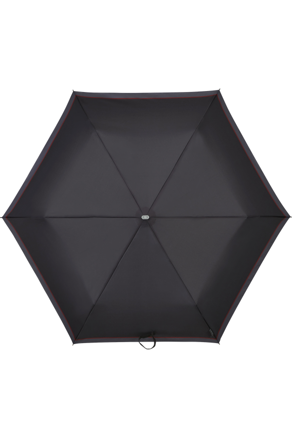 Samsonite Alu Drop S 3 Sect. Manual Flat  Black/Red/Grey