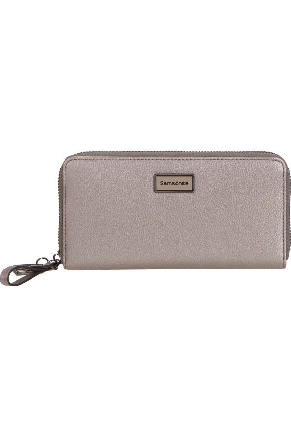 Samsonite Karissa 2.0 Slg 419 - L ZIP AROUND PU L  Argento