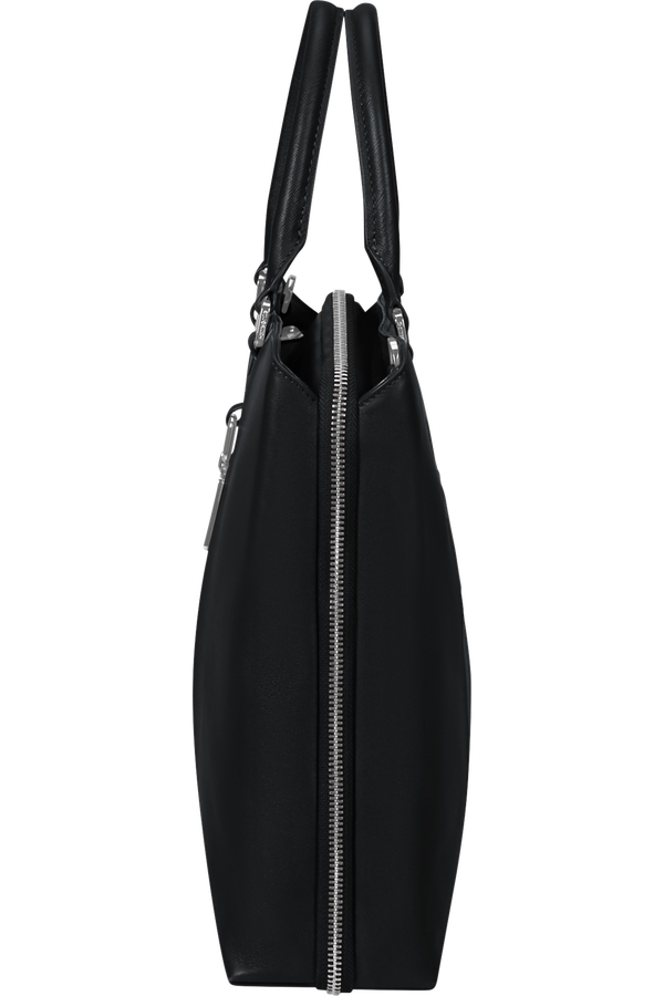 Image Biz Leather Cartella 15.6" | Samsonite Image Biz Leather Briefcase 15.6'  Nero