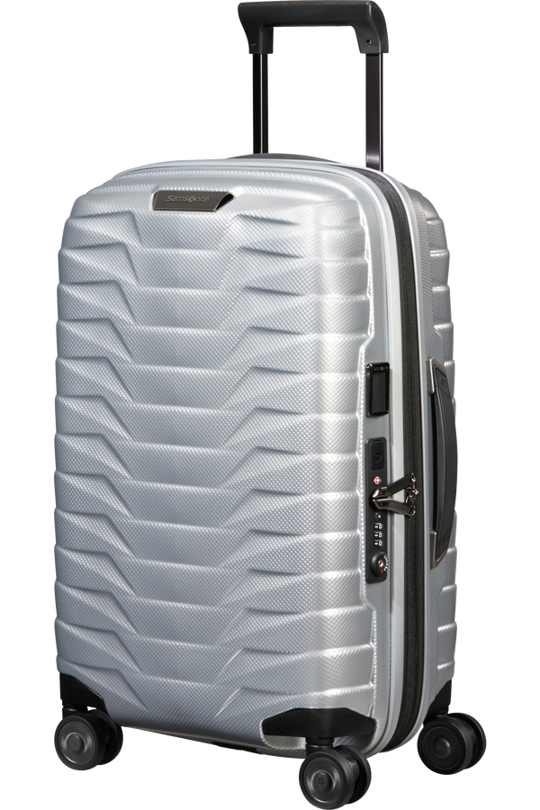 Samsonite Proxis Spinner Expandable Length 35cm 55cm  Argento