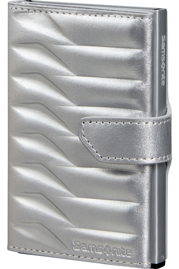 Samsonite Alu Fit Slide-up Wallet Proxis  Argento