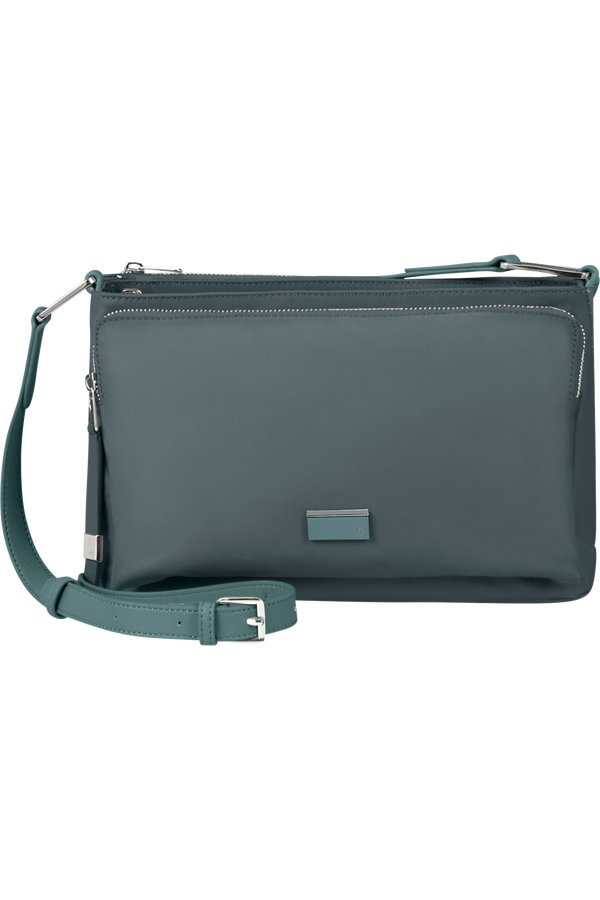 Samsonite Be-Her H. Shoulder Bag M 3 Comp  Petrol Grey