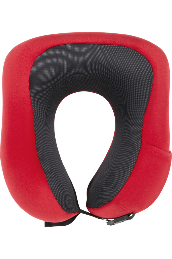 Samsonite Ta Revolution Ergonomic Memory Foam Pillow  Rosso