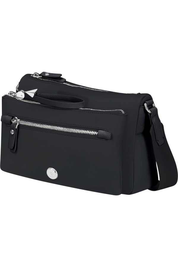 Samsonite Karissa Evo Shoulder Bag + Pouch  Nero Samsonite Karissa Evo Shoulder Bag + Pouch  Nero