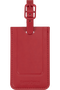 Samsonite Ta Revolution Rectangle Luggage Tag x2  Rosso