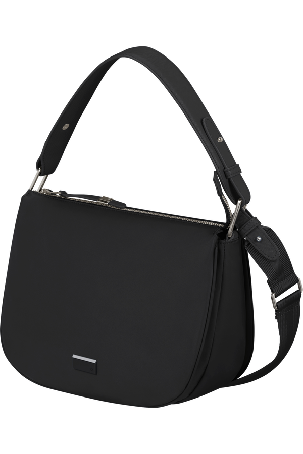 Samsonite Be-Her Hobo Bag Round 3 Compartments  Nero