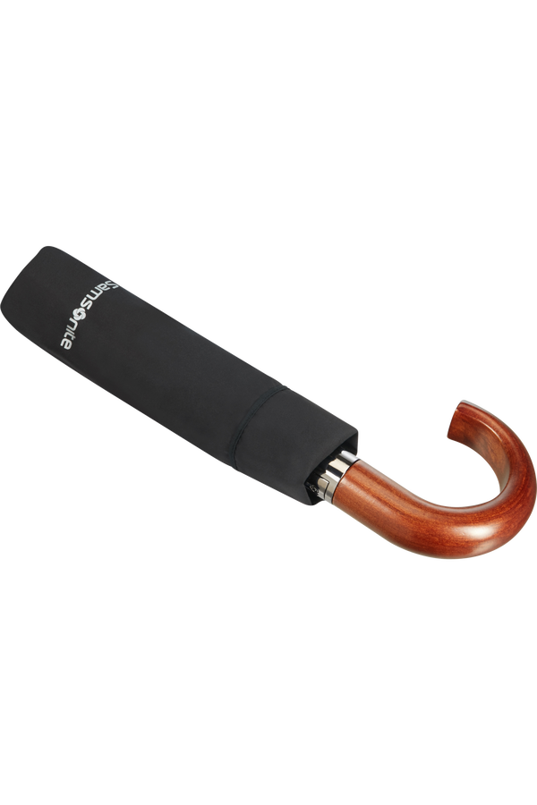 Samsonite Wood Classic S 3 Sect. Auto O/C Crook  Nero