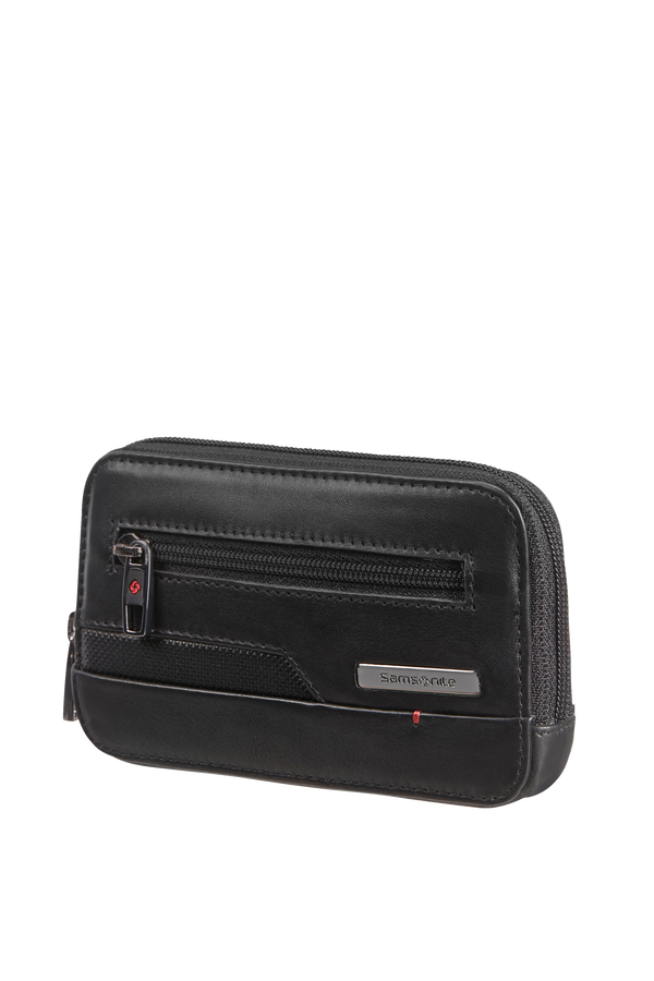 Samsonite Pro-Dlx 5 Slg 524-Z Round Key Pouch+2R Nero Samsonite Pro-Dlx 5 Slg 524-Z Round Key Pouch+2R Nero