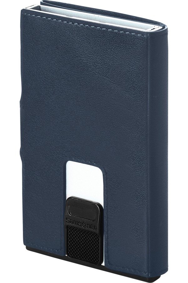 Samsonite Alu Fit 202 - Slide-up Wallet  Blu