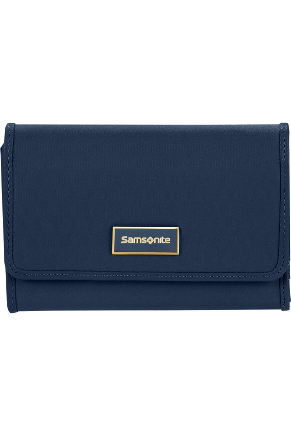 Samsonite Karissa Slg Wallet 12CC+ZIP EXT M  Dark Navy
