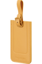 Samsonite Ta Revolution Rectangle Luggage Tag x2  Giallo