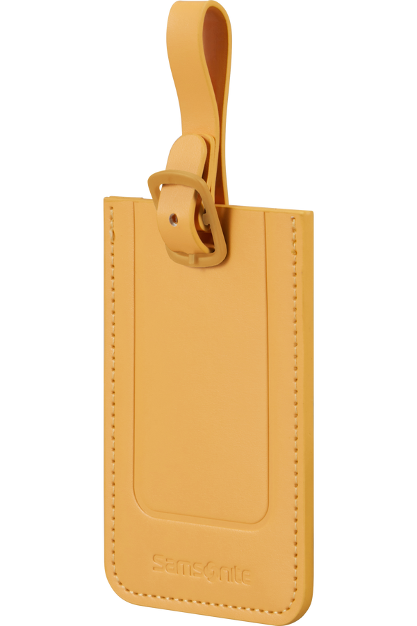 Samsonite Ta Revolution Rectangle Luggage Tag x2  Giallo