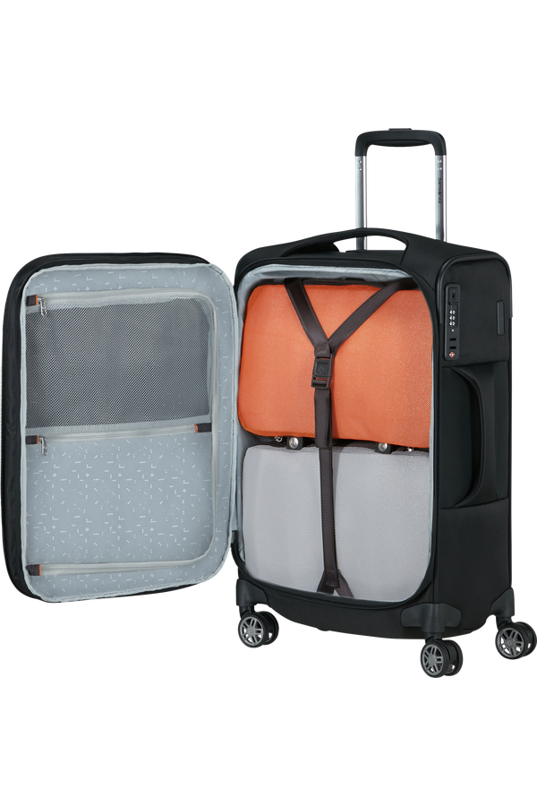 Samsonite Re-Lite Spinner Expandable Lenght 35cm 55cm  Nero Samsonite Re-Lite Spinner Expandable Lenght 35cm 55cm  Nero