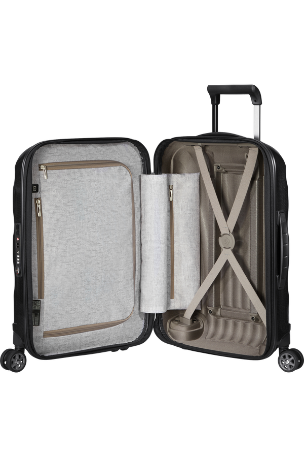 Samsonite C-Lite Spinner Expandable 55cm  Nero