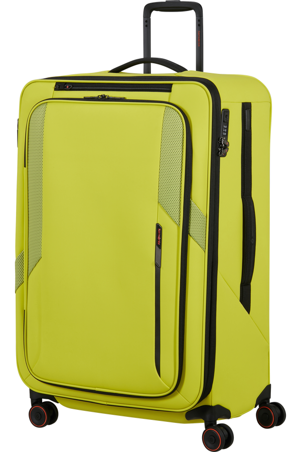 Samsonite Glazed Spinner Expandable 78cm  Lime punch