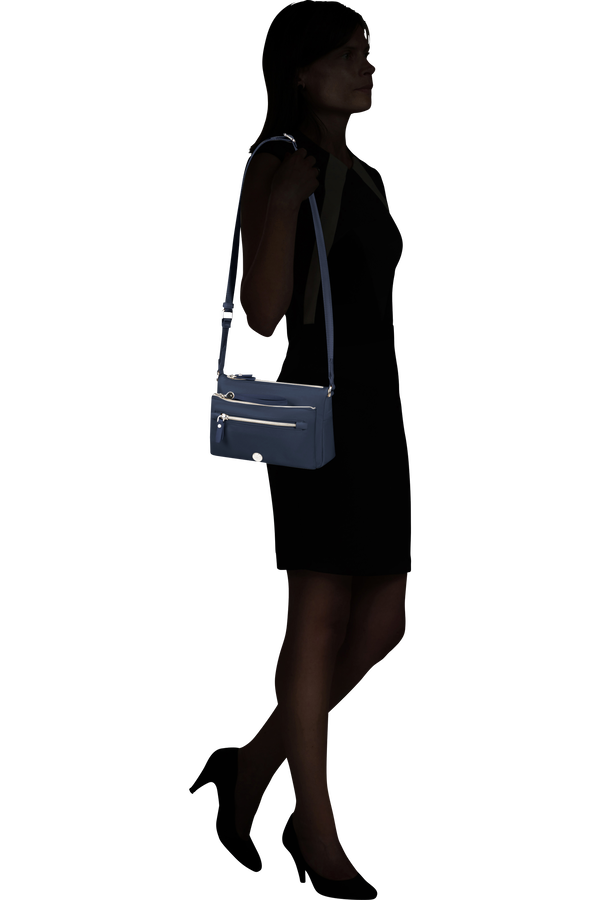 Samsonite Karissa Evo Shoulder Bag + Pouch  Blue Nights