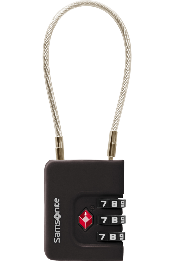 Samsonite Ta Revolution Cablelock 3 dial TSA  Nero