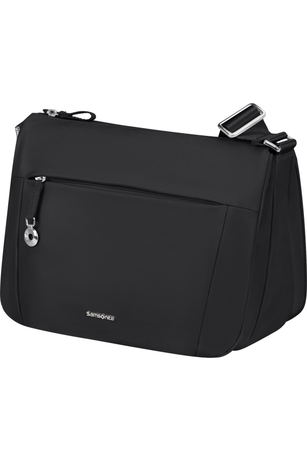 Samsonite Move 5.0 Hobo Bag Round 3 Comp.  Nero Samsonite Move 5.0 Hobo Bag Round 3 Comp.  Nero