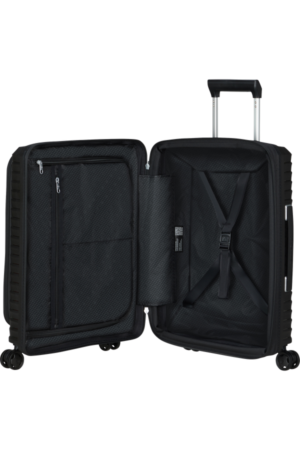 Samsonite Upscape Spinner Expandable Easy Access 55cm  Nero