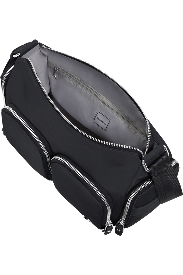Samsonite Karissa Evo Shoulder Bag Multi Pkt  Nero