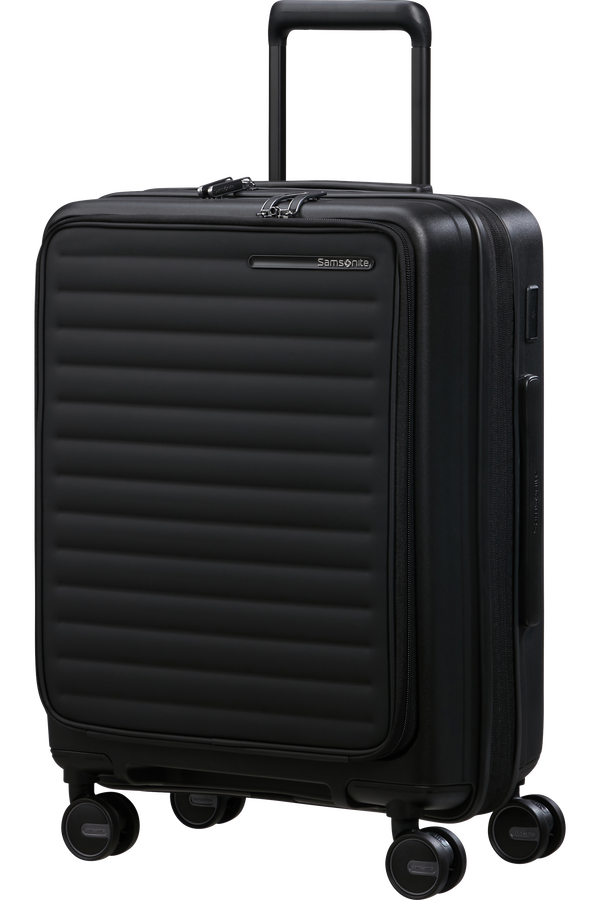 Samsonite Restackd Spinner Expandable Easy Access 55cm  Nero