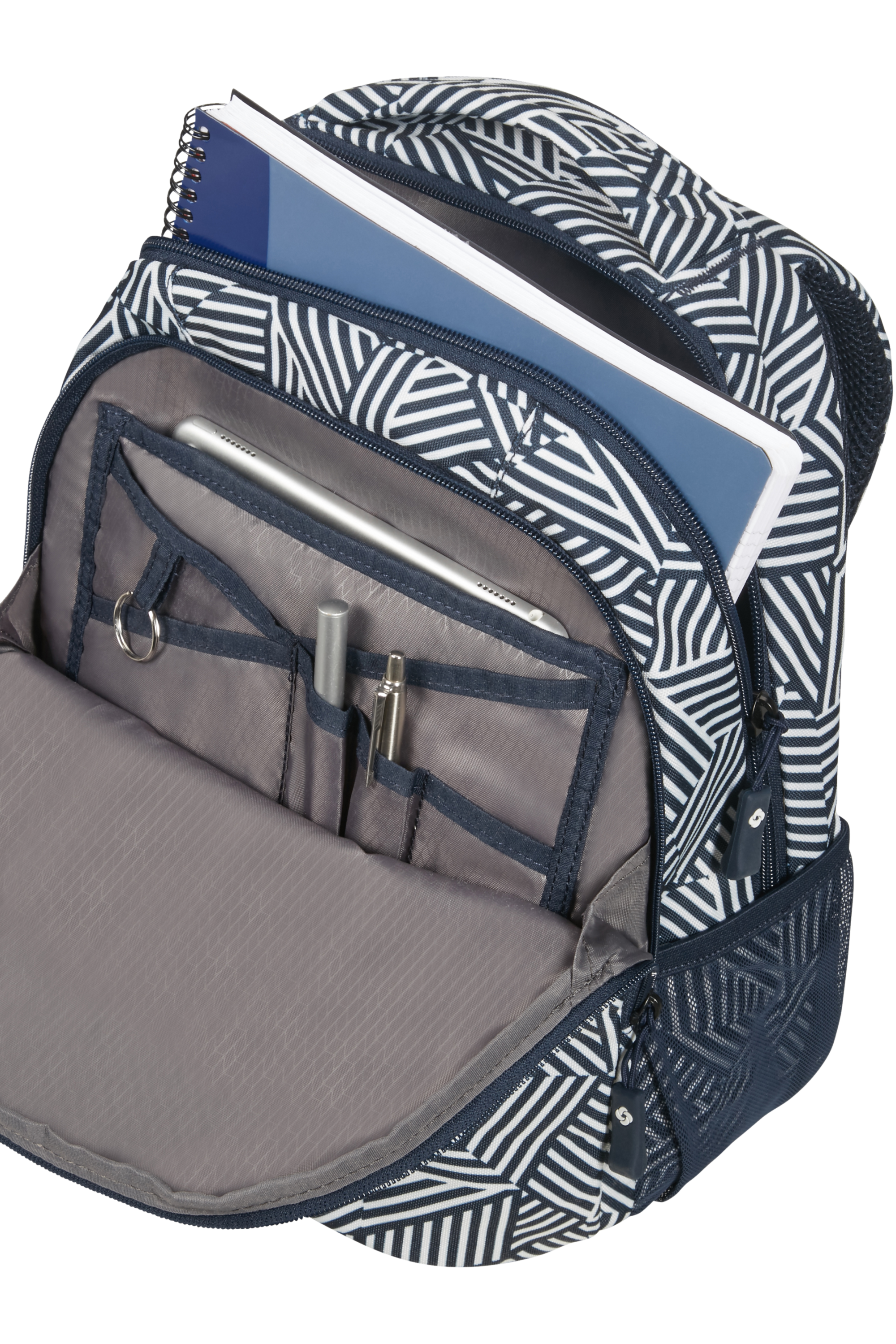 samsonite navy blue backpack