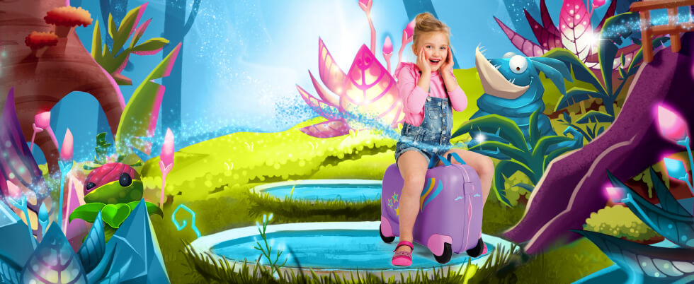 Disegnata per rendere la situazione del viaggio un momento di svago per i più piccoli, è un’ottima soluzione per vivere gli spostamenti senza stress: i bambini ameranno cavalcarla come un gioco, i genitori avranno la tranquillità di avere scelto per loro una valigia vera e propria.