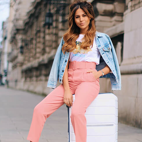mysamsonite Spring favourite: our Flux suitcase.