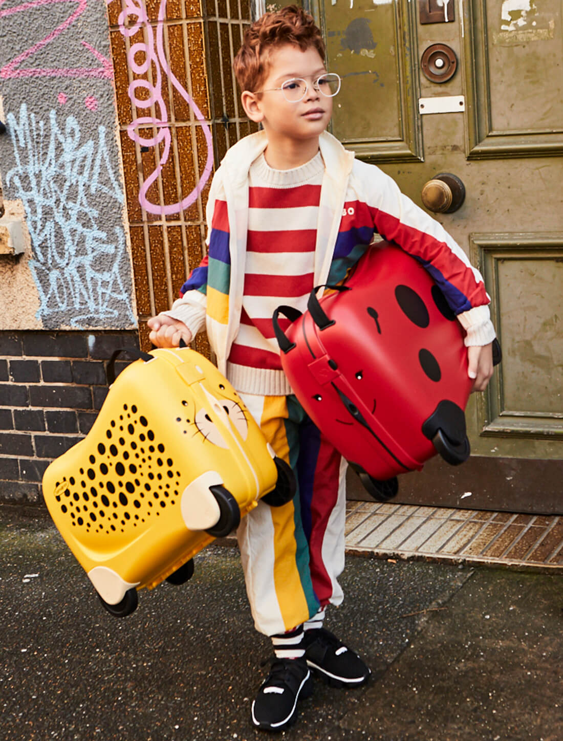 WINGS LUGGAGE Valigie Per Bambini, Cabina Spaziosa E